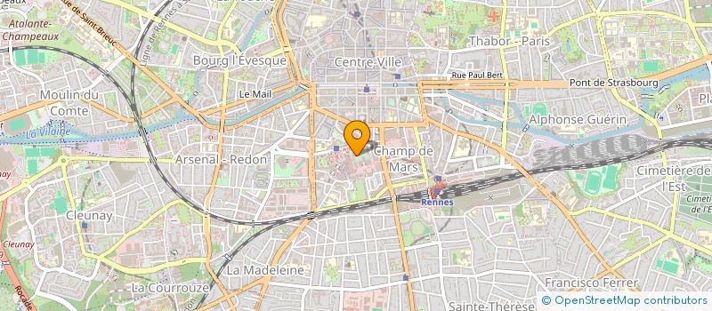 localisation de l'entreprise SCI DU MENHIR  RENNES