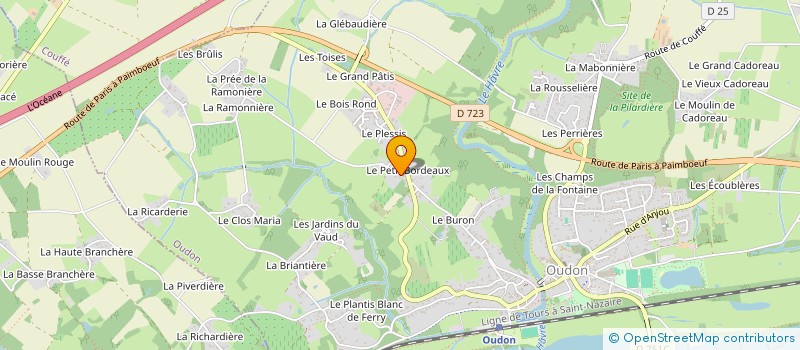 localisation de l'entreprise SCI DU MENHIR  OUDON