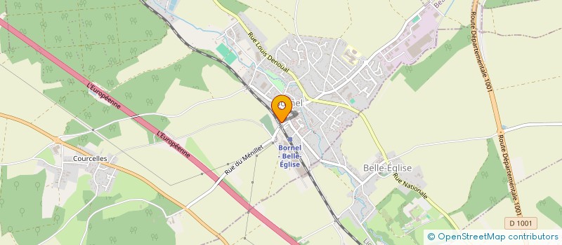 localisation de l'entreprise SCI DU MENILLET  BORNEL