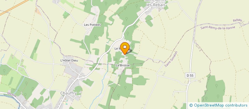 localisation de l'entreprise SCI DU MENILLOT  SAINT-DENIS-LES-REBAIS