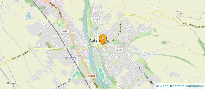 localisation de l'entreprise SCI DU MERCADAL  AUTERIVE