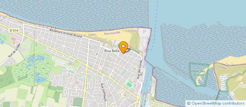 localisation de l'entreprise SCI DU MERIDIEN  OUISTREHAM