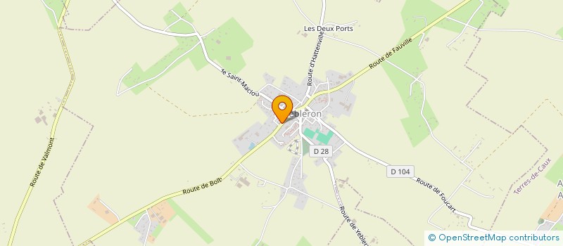 localisation de l'entreprise SCI DU MERISIER  YEBLERON