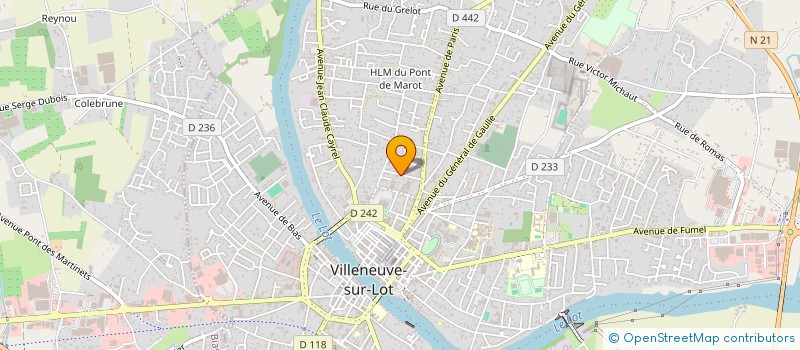 localisation de l'entreprise SCI DU MERLE  VILLENEUVE-SUR-LOT