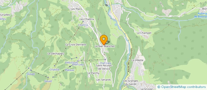 localisation de l'entreprise SCI DU MERLE  SAINT-GERVAIS-LES-BAINS