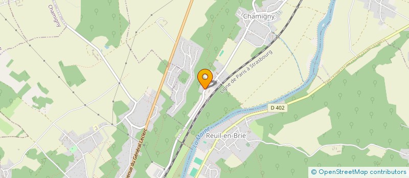 localisation de l'entreprise SCI DU MERLE  CHAMIGNY