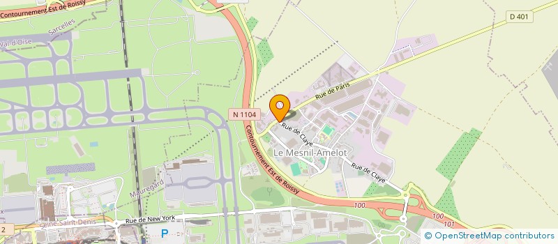 localisation de l'entreprise SCI DU MESNIL  LE MESNIL-AMELOT