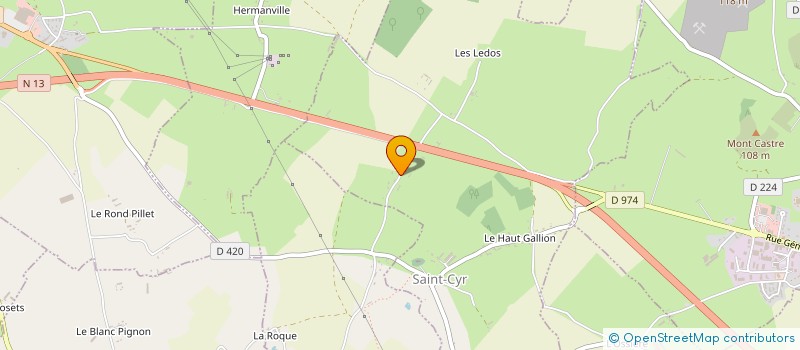 localisation de l'entreprise SCI DU MESNIL à SAINT-CYR