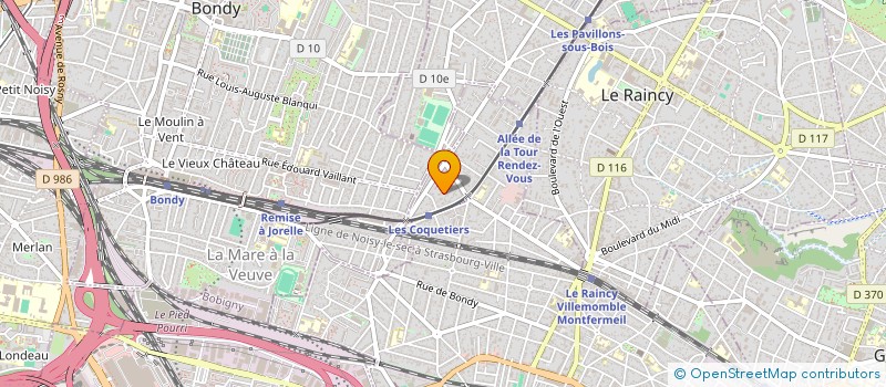 localisation de l'entreprise SCI DU MESNIL à VILLEMOMBLE