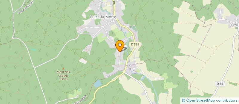 localisation de l'entreprise SCI DU MESNIL  CUISE-LA-MOTTE