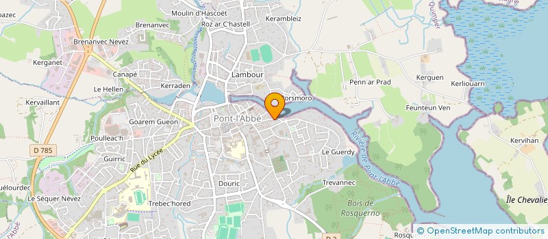 localisation de l'entreprise SCI DU MESNIL  PONT-L'ABBE