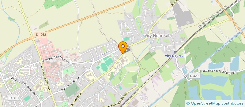 localisation de l'entreprise SCI DU MESNIL à CHAUNY