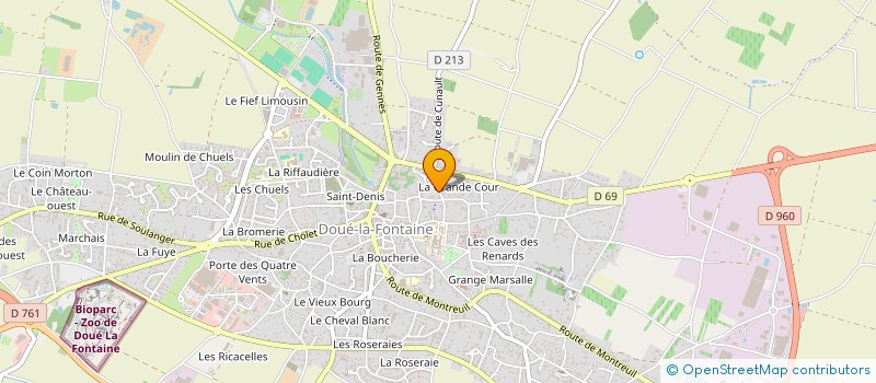 localisation de l'entreprise SCI DU MESNIL  DOUE-EN-ANJOU