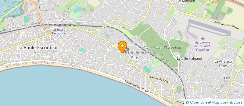 localisation de l'entreprise SCI DU MESORE  LA BAULE-ESCOUBLAC