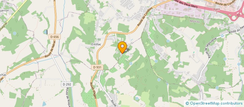 localisation de l'entreprise SCI DU MESTROT  ESTILLAC