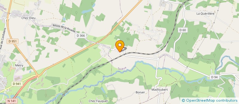 localisation de l'entreprise SCI DU METAL DE LA BONNIEURE  CHASSENEUIL-SUR-BONNIEURE