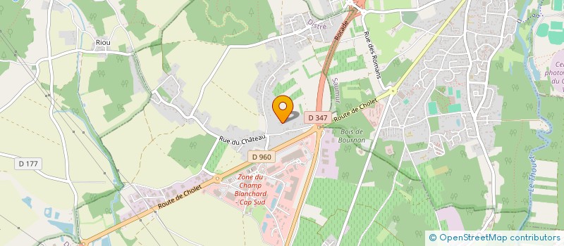 localisation de l'entreprise SCI DU METRO  DISTRE