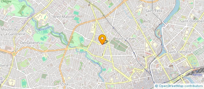 localisation de l'entreprise SCI DU METROPOLITAIN  NANTES