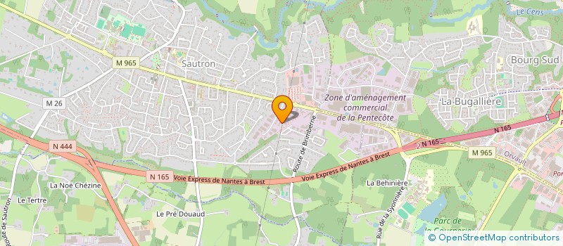 localisation de l'entreprise SCI DU MEUNIER à SAUTRON