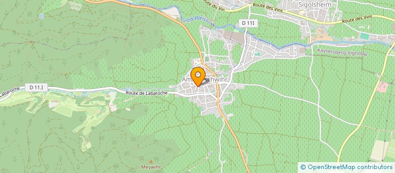 localisation de l'entreprise SCI DU MEYWIHR  AMMERSCHWIHR
