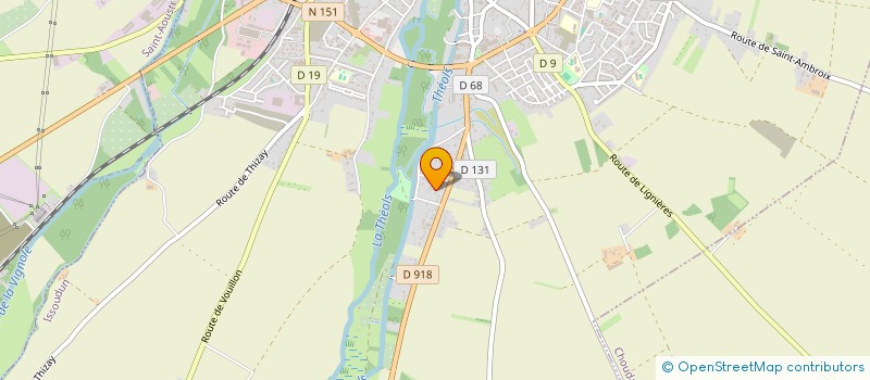 localisation de l'entreprise SCI DU MEZ  ISSOUDUN