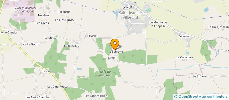 localisation de l'entreprise SCI DU MEZEC  PLOERMEL