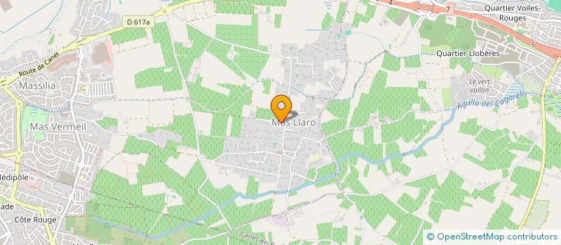 localisation de l'entreprise SCI DU MICOCOULIER à PERPIGNAN