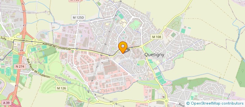 localisation de l'entreprise SCI DU MIDI à QUETIGNY