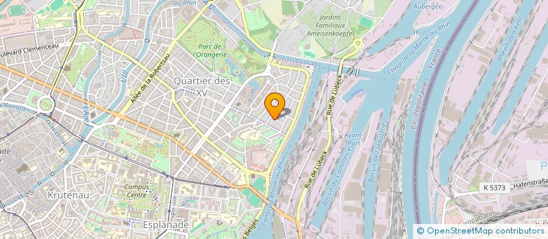 localisation de l'entreprise SCI DU MIDI à STRASBOURG