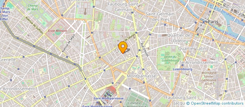 localisation de l'entreprise SCI DU MIDI  PARIS