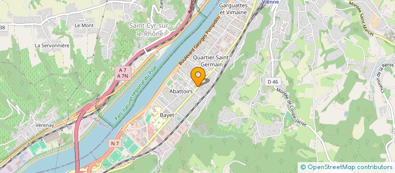 localisation de l'entreprise SCI DU MIDI  VIENNE