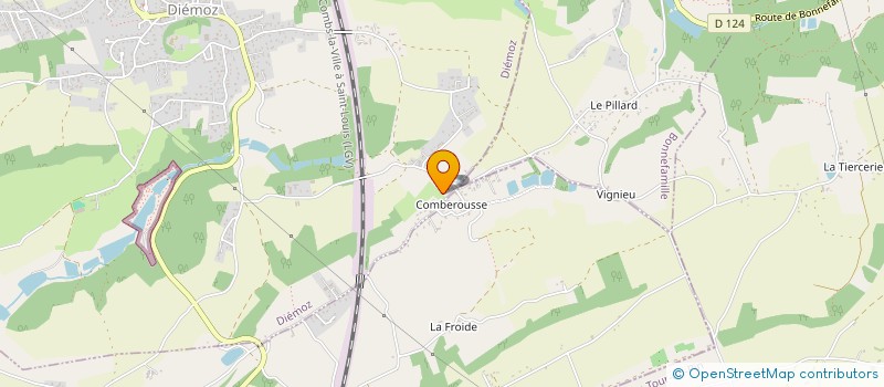 localisation de l'entreprise SCI DU MIDI  DIEMOZ