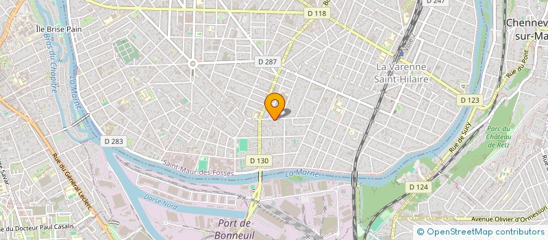 localisation de l'entreprise SCI DU MIDI à SAINT-MAUR-DES-FOSSES