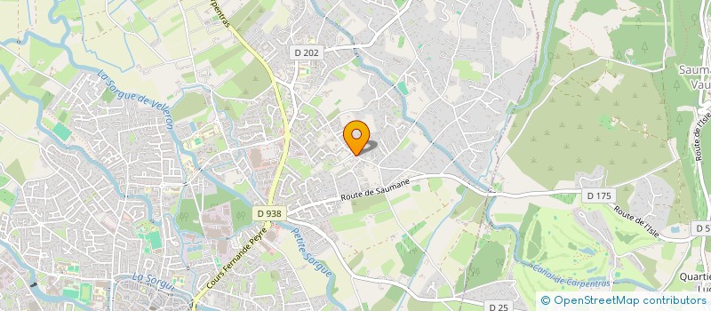 localisation de l'entreprise SCI DU MIDI  L'ISLE-SUR-LA-SORGUE