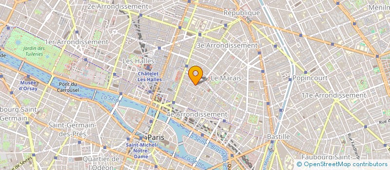 localisation de l'entreprise SCI DU MIDI  PARIS