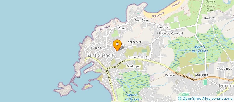 localisation de l'entreprise SCI DU MIDI  PENMARCH