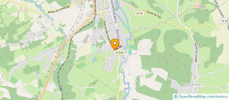 localisation de l'entreprise SCI DU MILARET  GAN