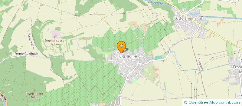 localisation de l'entreprise SCI DU MILIEU  NORDHEIM