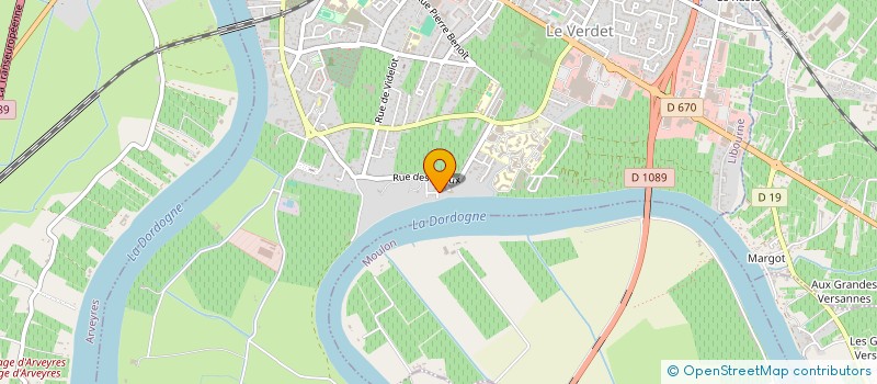 localisation de l'entreprise SCI DU MILIEU  LIBOURNE