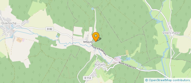 localisation de l'entreprise SCI DU MILLAUDON  RUHANS