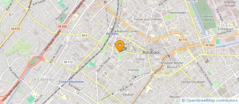 localisation de l'entreprise SCI DU MILLENAIRE  ROUBAIX