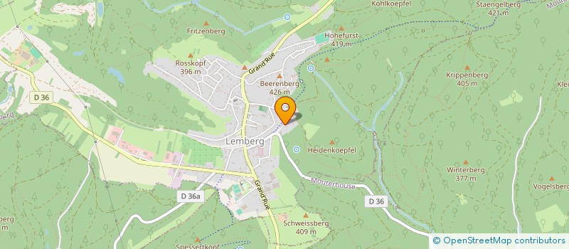 localisation de l'entreprise SCI DU MILLENWEG  LEMBERG