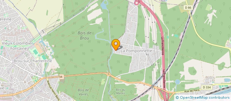 localisation de l'entreprise SCI DU MILLESIME à POMPONNE
