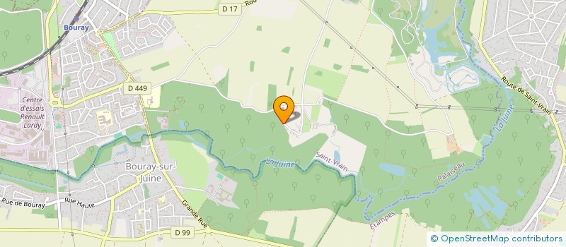 localisation de l'entreprise SCI DU MILLEURE  SAINT-VRAIN