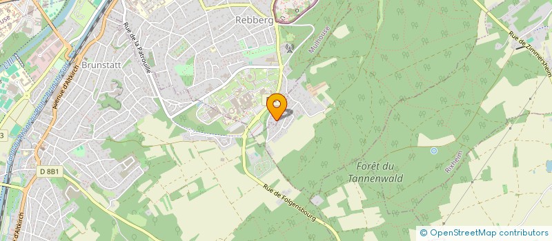 localisation de l'entreprise SCI DU MIMOSA  MULHOUSE