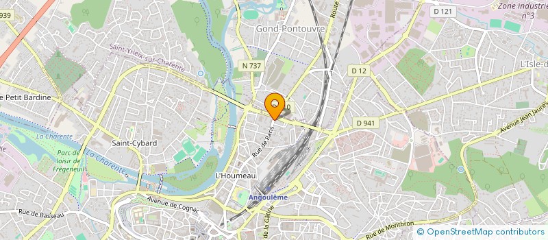 localisation de l'entreprise SCI DU MINAGE à ANGOULEME