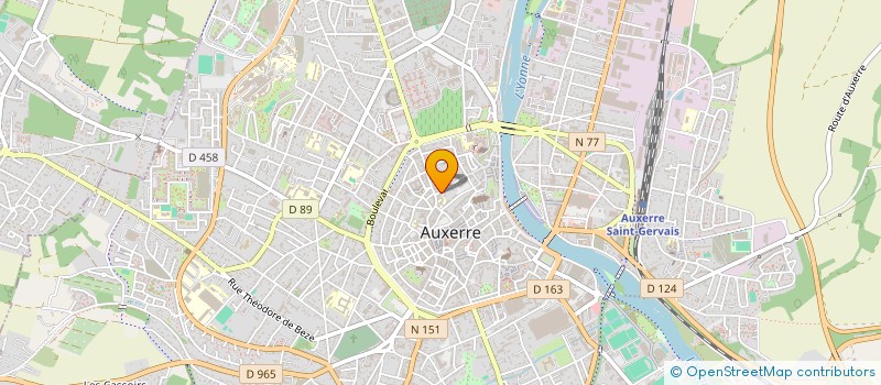 localisation de l'entreprise SCI DU MINAS à AUXERRE