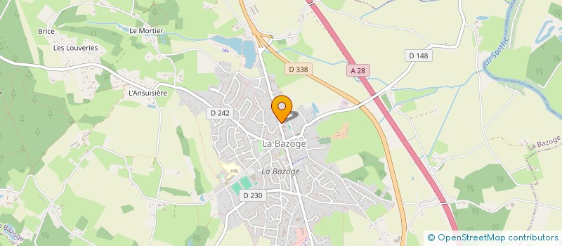 localisation de l'entreprise SCI DU MINERAY  LA BAZOGE