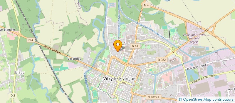 localisation de l'entreprise SCI DU MINLALOCHE à VITRY-LE-FRANCOIS