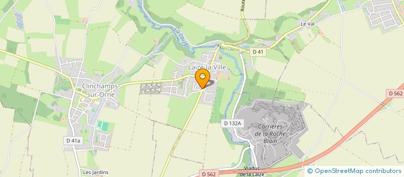 localisation de l'entreprise SCI DU MINUS  LAIZE-CLINCHAMPS